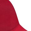 vidaXL Obrotowe krzesła stołowe, 2 szt., winna czerwień, obite tkaniną