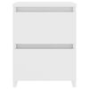 vidaXL Szafki nocne, 2 szt., białe 30x30x40 cm materiał drewnopochodny