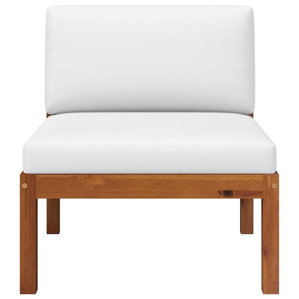 vidaXL 2-częściowy zestaw wypoczynkowy ogrodowy z poduszkami, drewno akacjowe i lina