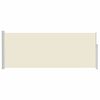 vidaXL Zwijana markiza boczna, 120 x 300 cm, kremowa