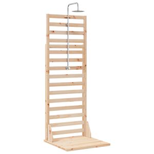 vidaXL Prysznic na zewnątrz 225 cm naturalny