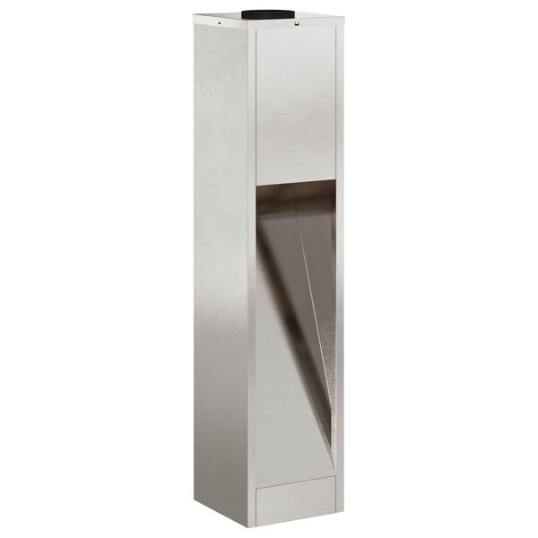 vidaXL Solarna Lampa LED na Ścieżkę 2 pcs Srebrny Stal nierdzewna