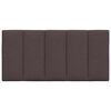 vidaXL Poduszka na wezgłowie, Hanko, ciemnobrązowa, 100 cm, tkanina
