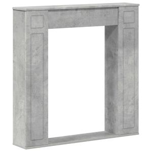 vidaXL Obudowa kominka Betonowy szary 100 x 20 x 100 cm