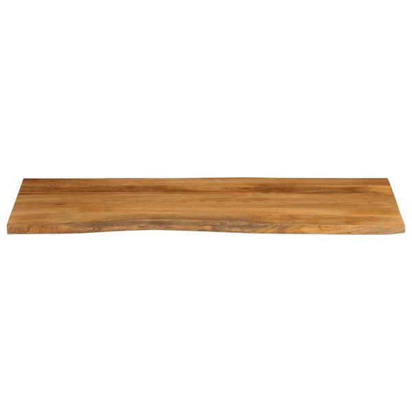 vidaXL Blat stołu, 140x60x2,5 cm, naturalna krawędź, lite drewno mango