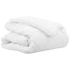 vidaXL Kołdra 2-w-1 220 x 200 x 10 cm Zima Poliester Biały Oddychające