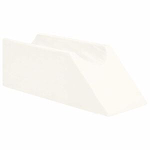 vidaXL Poduszka na nogi 68 x 25 x 21,5 cm Twardy Pianka PU Biały