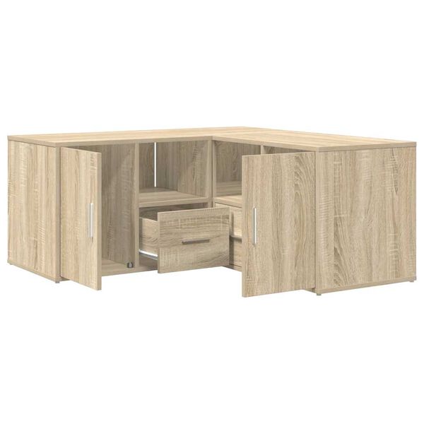 vidaXL Szafka narożna, dąb sonoma, 160x40x45 cm