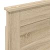 vidaXL Zagłówek Z zagłówkiem Dąb Sonoma 75 cm Materiał drewnopochodny