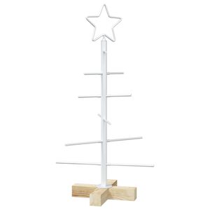 vidaXL Metalowa choinka świąteczna KUOPIO 60 cm Stal Biały