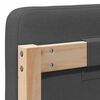 vidaXL Tapicerowane wezgłowie Z zagł&oacute;wkiem Brązowy i ciemnoszary 90 cm