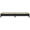 vidaXL Rama łóżka, czarna, 90x190 cm, sztuczna skóra
