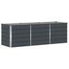 vidaXL Donica Antracyt 240 x 80 x 75 cm Stal
