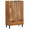 vidaXL Highboard z szufladą brązowy 60 x 33 x 100 cm Drewno z mango