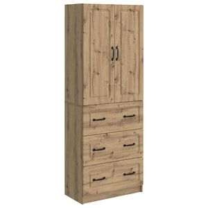 vidaXL Zestaw szafek 2 szt. 66 x 34,5 x 87 cm Drewno inżynieryjne