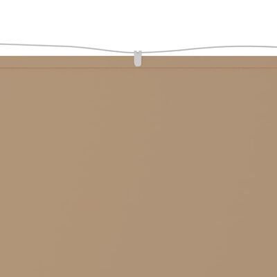 vidaXL Markiza pionowa, kolor taupe, 60x420 cm, tkanina Oxford