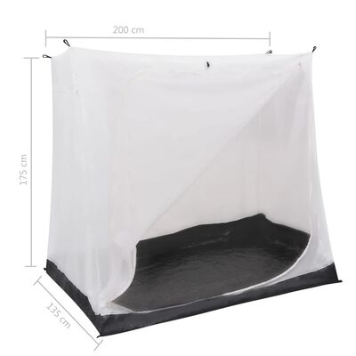 vidaXL Uniwersalny namiot wewnętrzny, szary, 200x135x175 cm