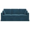 vidaXL Sofa Niebieski 198 x 78 x 80 cm Aksamit
