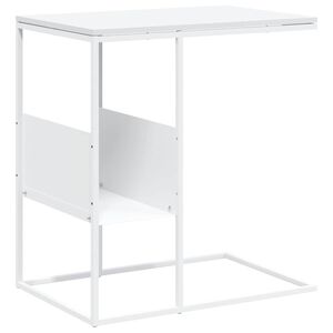 vidaXL Stolik boczny, biały, 55x36x59,5 cm, materiał drewnopochodny