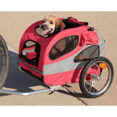 PetSafe Przyczepka rowerowa dla psa Happy Ride, M, czerwona