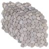 vidaXL Płytki Pebble Szarobeżowy 30 x 30 cm Kamień rzeczny