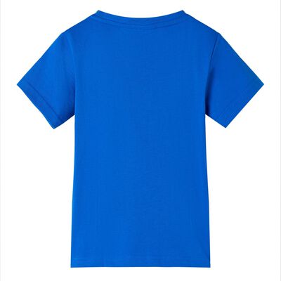 Koszulka dziecięca, jaskrawoniebieska, 92