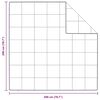 vidaXL Letni Kołdra Biały 200 x 200 cm Pi&oacute;ra