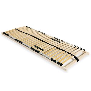 vidaXL Stelaż do ł&oacute;żka z 28 listwami, 7 stref, 90 x 200 cm