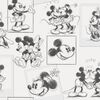 Noordwand Tapeta Kids @ Home Mickey and Minnie Sketch, biało-czarna