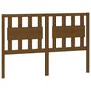 vidaXL Wezgłowie łóżka, miodowy brąz, 145,5x4x100 cm, drewno sosnowe