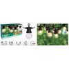 ProGarden Oświetlenie ogrodowe LED, sznur 10 lampek, 24 V