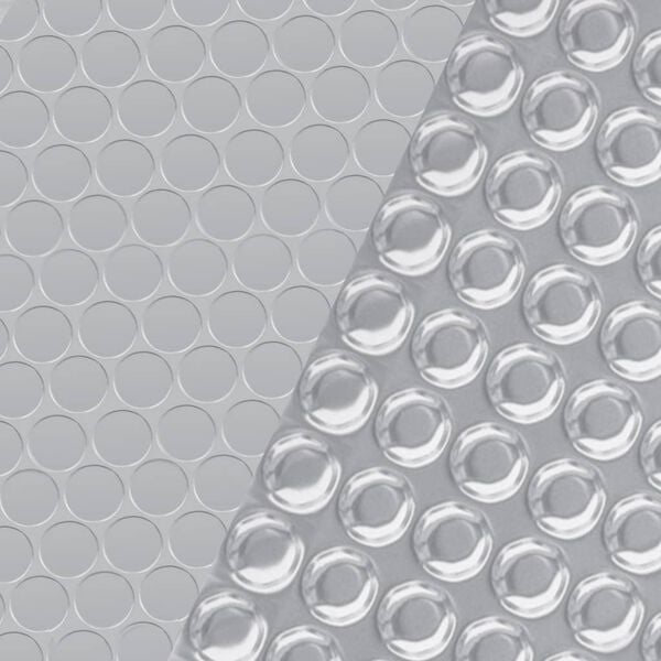 vidaXL Folia na basen, srebrna, 300 cm, PE