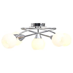 vidaXL Lampa sufitowa z ceramicznymi kloszami na 5 żar&oacute;wek E14