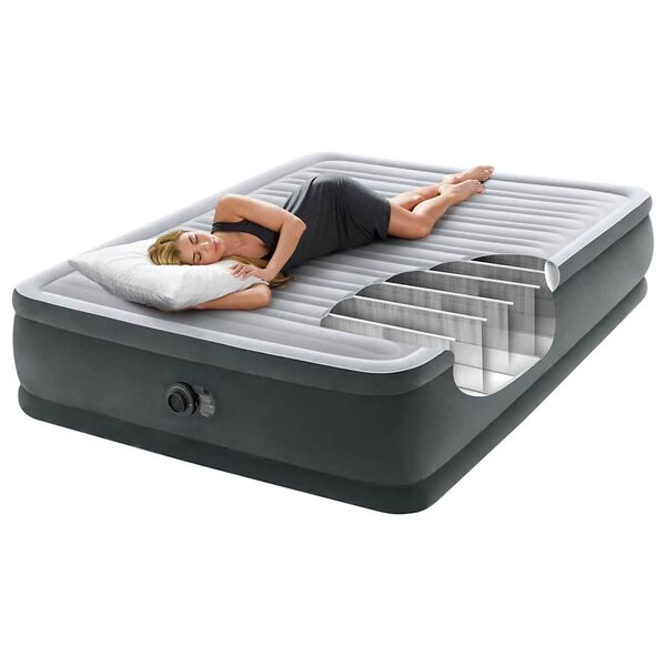 Intex Dmuchany materac Dura-Beam Deluxe Comfort Plush, 152x203x46 cm