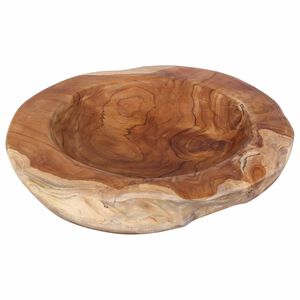 vidaXL Miska na owoce JEPARA &Oslash; 30 cm Lite drewno teakowe Okrągły