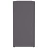 vidaXL Komoda, szara, 120x35,5x75 cm, materiał drewnopochodny