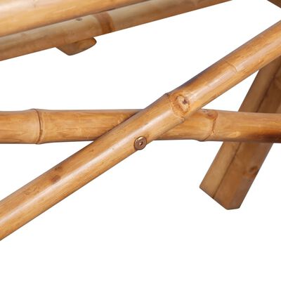 vidaXL Stół piknikowy 120x120x78 cm, bambusowy