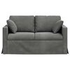 vidaXL Sofa Ciemnoszary