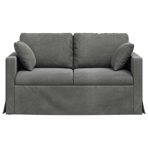 vidaXL Sofa Ciemnoszary
