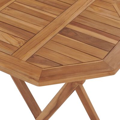 vidaXL Składany stół ogrodowy, 60x60x75 cm, lite drewno tekowe