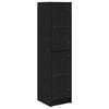vidaXL Highboard Czarny Dąb 35 x 37 x 142 cm Drewno inżynieryjne
