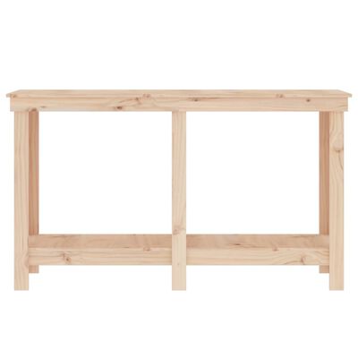 vidaXL Stół roboczy, 140x50x80 cm, lite drewno sosnowe