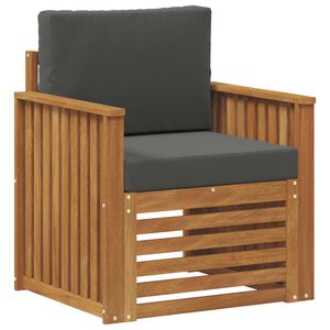 vidaXL Zestaw sof na zewnątrz z poduszką Naturalny 71 x 63 x 73 cm