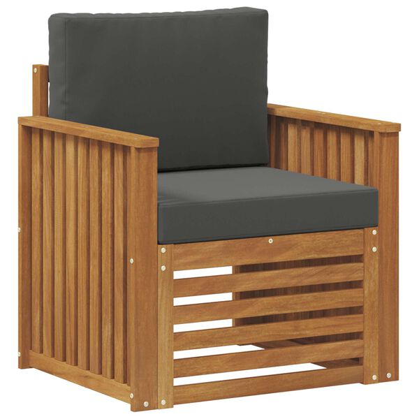 vidaXL Zestaw sof na zewnątrz z poduszką Naturalny 71 x 63 x 73 cm