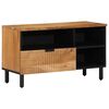 vidaXL Szafka pod telewizor brązowy 80 x 33 x 46 cm Drewno z mango