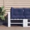 vidaXL Poduszki na palety, 3 szt., granatowe, tkanina Oxford