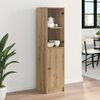 vidaXL Highboard Dąb rzemieślniczy 35 x 37 x 142 cm