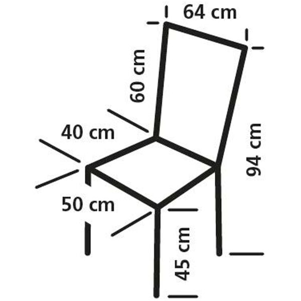 Eurotrail Krzesło turystyczne Bolzano, błękitne