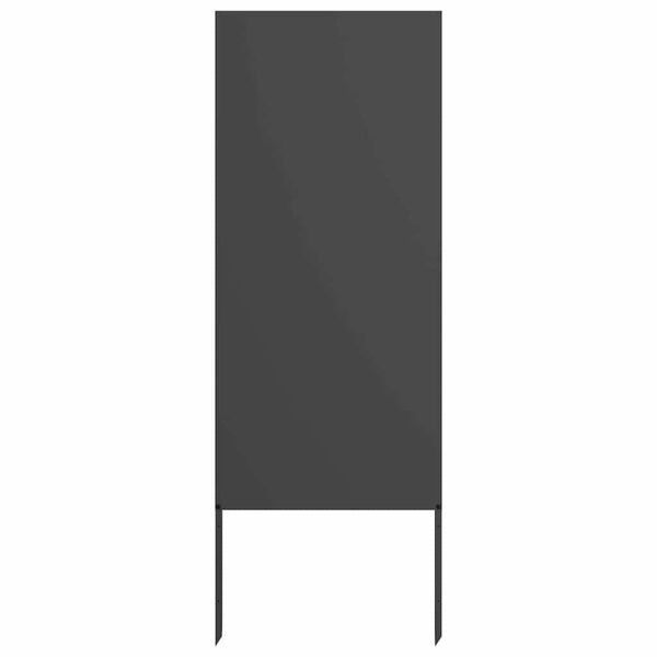 vidaXL Ekran zapewniający prywatność w ogrodzie Czarny 50 x 140 cm