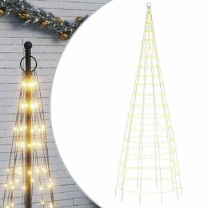 vidaXL Choinka LED 550 LED Ciepła biel 300 cm